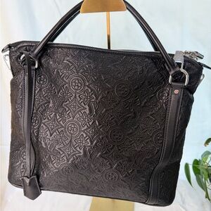 Louis Vuitton Black Lambskin Antheia Ixia PM